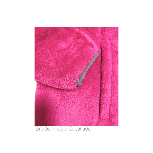Outfitter Trading Pink Plush Fleece Zip Up Jacket - Picture 5 of 5